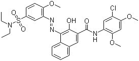 颜料红 5分子结构 (CAS 6410-41-9)