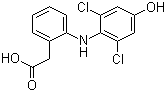 4'-羟基双氯芬酸分子结构 (CAS 64118-84-9)