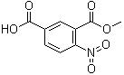 3-(甲氧羰基)-4-硝基苯甲酸分子结构 (CAS 64152-09-6)