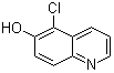 5-氯-6-羟基喹啉分子结构 (CAS 64165-35-1)