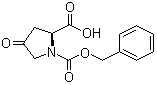 N-苄氧羰基-4-氧代-L-脯氨酸分子结构 (CAS 64187-47-9)