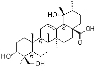 Barbinervic acid分子结构 (CAS 64199-78-6)