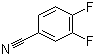 3,4-二氟苯甲腈分子结构 (CAS 6424-62-0)
