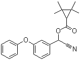 甲氰菊酯分子结构 (CAS 64257-84-7)