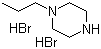 结构式 CAS# 64262-23-3, 1-(1-丙基)哌嗪二氢溴酸盐