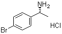 (R)-1-(4-溴苯基)乙胺盐酸盐分子结构 (CAS 64265-77-6)