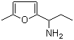 1-(5-甲基呋喃-2-基)丙胺分子结构 (CAS 64271-00-7)