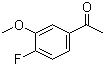 4-氟-3-甲氧基苯乙酮分子结构 (CAS 64287-19-0)