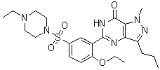 高西地那非分子结构 (CAS 642928-07-2)