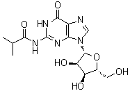 N-异丁酰基鸟苷分子结构 (CAS 64350-24-9)