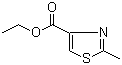 结构式 CAS# 6436-59-5, 2-甲基噻唑-4-甲酸乙酯