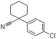 1-(4-氯苯基)-1-环己烷甲腈分子结构 (CAS 64399-28-6)