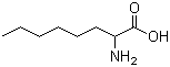 (+/-)-2-氨基辛酸分子结构 (CAS 644-90-6)