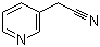 结构式 CAS# 6443-85-2, 3-吡啶乙腈