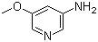 3-氨基-5-甲氧基吡啶分子结构 (CAS 64436-92-6)