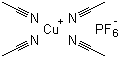 六氟磷酸四乙腈铜分子结构 (CAS 64443-05-6)