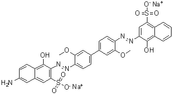 氯唑铜蓝 B分子结构 (CAS 6449-35-0)
