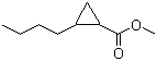 2-Butylcyclopropanecarboxylic acid methyl ester molecular structure (CAS 64583-94-4)