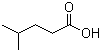 structure of CAS# 646-07-1, 4-Methylvaleric acid;4-Methylpentanoic acid; Isocaproic acid