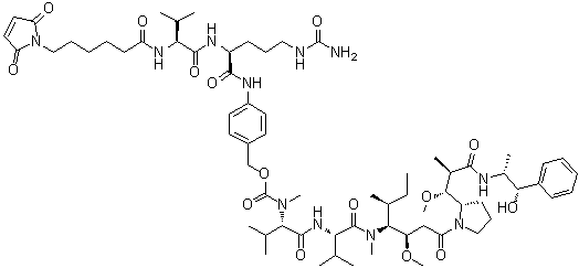 VcMMAE分子结构 (CAS 646502-53-6)