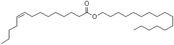 鲸蜡基肉豆蔻脑酸酯分子结构 (CAS 64660-84-0)