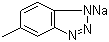 甲基苯骈三氮唑钠盐分子结构 (CAS 64665-57-2)