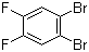 1,2-二溴-4,5-二氟苯分子结构 (CAS 64695-78-9)