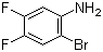 2-溴-4,5-二氟苯胺分子结构 (CAS 64695-79-0)
