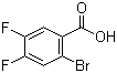 2-溴-4,5-二氟苯甲酸分子结构 (CAS 64695-84-7)