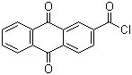蒽醌-2-甲酰氯分子结构 (CAS 6470-87-7)