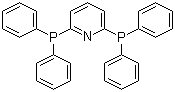 2,6-双二苯基膦基吡啶分子结构 (CAS 64741-27-1)
