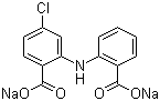 氯苯扎利二钠分子结构 (CAS 64808-48-6)