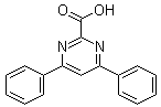 4,6-二苯基嘧啶-2-羧酸分子结构 (CAS 6483-96-1)