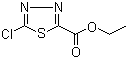 5-氯-1,3,4-噻二唑-2-羧酸乙酯分子结构 (CAS 64837-49-6)