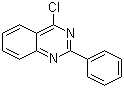 2-苯基-4-氯喹唑啉分子结构 (CAS 6484-25-9)