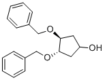 (3S,4S)-3,4-双(苄氧基)环戊醇分子结构 (CAS 648414-59-9)