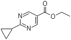 2-环丙基-5-嘧啶羧酸乙酯分子结构 (CAS 648423-77-2)