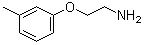 2-(3-甲基苯氧基)乙胺分子结构 (CAS 6487-99-6)