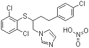 硝酸布康唑分子结构 (CAS 64872-77-1)