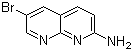 6-溴-1,8-萘啶-2-胺分子结构 (CAS 64874-38-0)