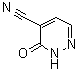 3-氧代-2,3-二氢哒嗪-4-甲腈分子结构 (CAS 64882-65-1)