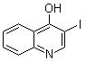 3-碘-4-喹啉醇分子结构 (CAS 64965-48-6)