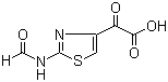 2-(2-甲酰氨基噻唑-4-基)乙醛酸分子结构 (CAS 64987-06-0)