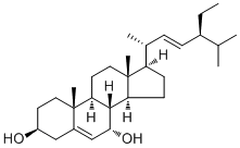 7alpha-羟基豆甾醇分子结构 (CAS 64998-19-2)