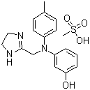 甲磺酸酚妥拉明分子结构 (CAS 65-28-1)
