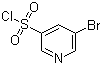 5-溴吡啶-3-磺酰氯分子结构 (CAS 65001-21-0)