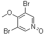 structure of CAS# 650140-84-4, 3,5-Dibromo-4-methoxypyridine 1-oxide