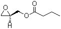 (S)-丁酸缩水甘油酯分子结构 (CAS 65031-96-1)
