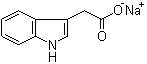 结构式 CAS# 6505-45-9, 3-吲哚乙酸钠
