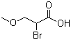 2-溴-3-甲氧基丙酸分子结构 (CAS 65090-78-0)